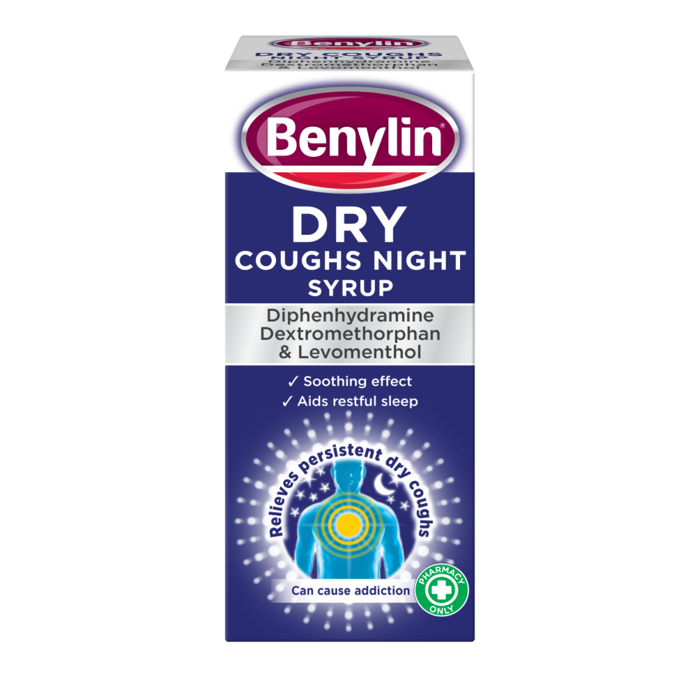 3574661272610_1_1.png Benylin Dry Cough Night Syrup – 150ml - Image 1