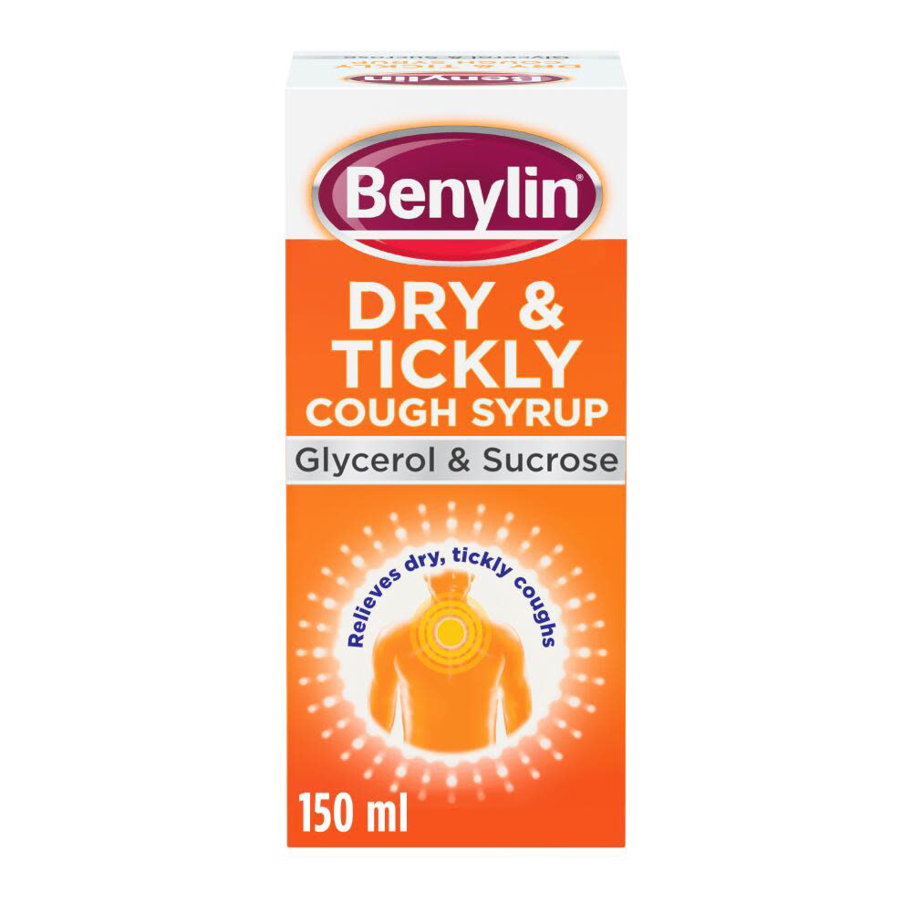3574661370194_1.png Benylin Dry & Tickly Cough Syrup - 150ml - Image 1