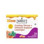 Zarbee's Cooling Throat & Immune Support Lozenge - 24 Lozenges