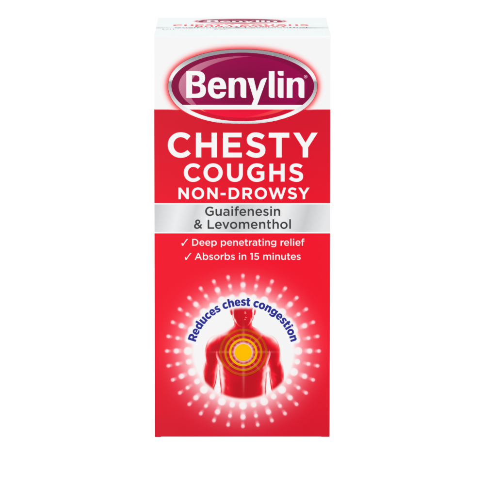 5010123703745_1.png Benylin Chesty Coughs Non-Drowsy - 300ml - Image 1