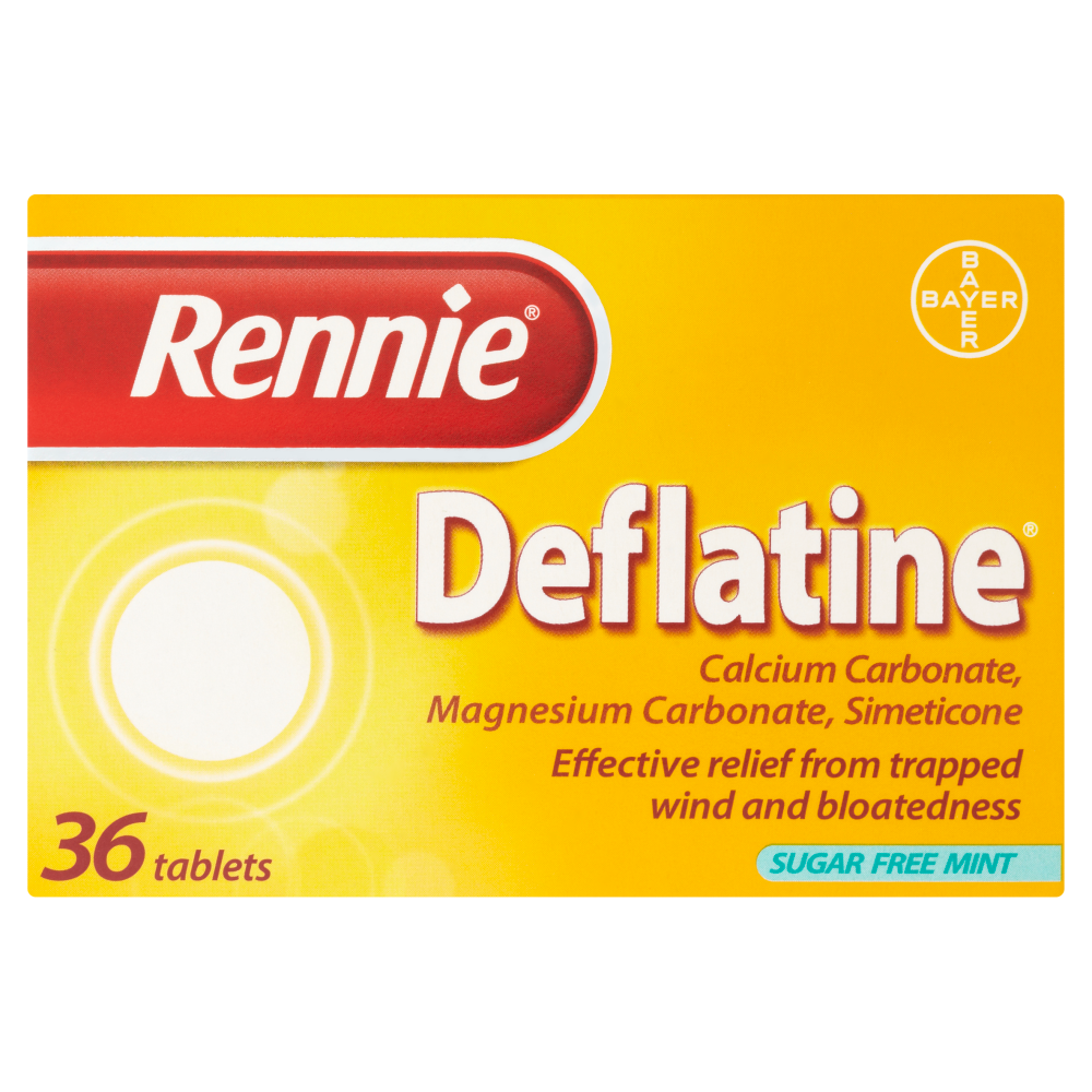 5010605296055_rennie_deflatine_sugar_free_mint_36_tablets_t1.png Rennie Deflatine Sugar Free Mint – 36 Tablets - Image 1