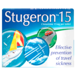 Stugeron 15mg (Cinnarizine) Travel Sickness - 15 Tablets