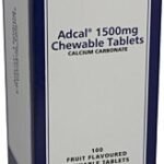 Adcal Calcium Carbonate 1500mg - 100 Tablets