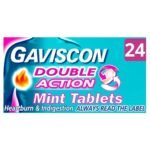 Gaviscon Double Action Chewable Tablets Mint - 24 Tablets