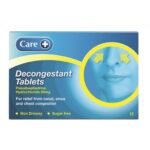 Care Decongestant Tablets – 12 Tablets