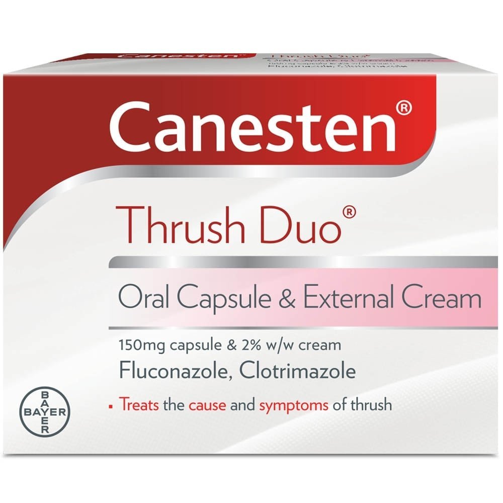 PVAHYW4BFKO.jpg Canesten Thrush Duo Oral Capsule & External Cream - Image 1