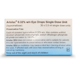 Artelac Single Dose Units 0.32% 0.5ml – 30 Pack