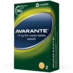 Avarante 10mg Tadalafil Tablets - 2 Pack