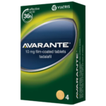 Avarante 10mg Tadalafil Tablets - 4 Pack