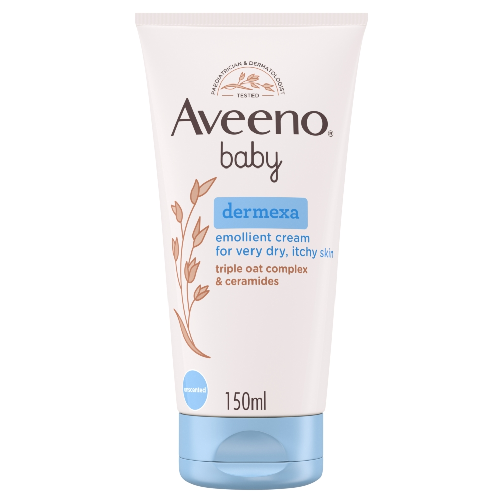 aveeno_baby_dermexa_cream_150ml.png Aveeno Baby Dermexa Emollient Cream - 150ml - Image 1