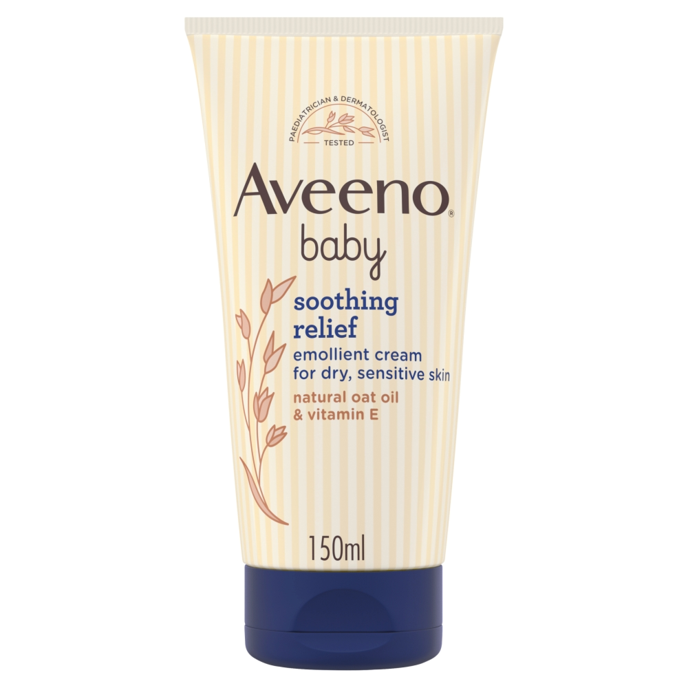 aveeno_baby_soothing_relief_cream_150ml.png Aveeno Baby Soothing Relief Emollient Cream - 150ml - Image 1