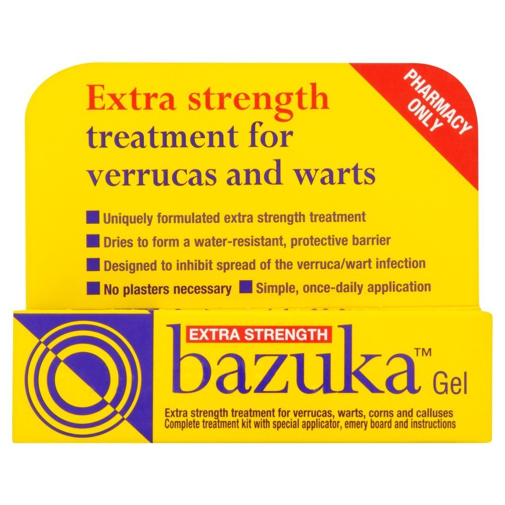 bazuka_verruca_gel_extra_strength_5g_5016379111006.jpg Bazuka Verruca Gel Extra Strength - 5g - Image 1