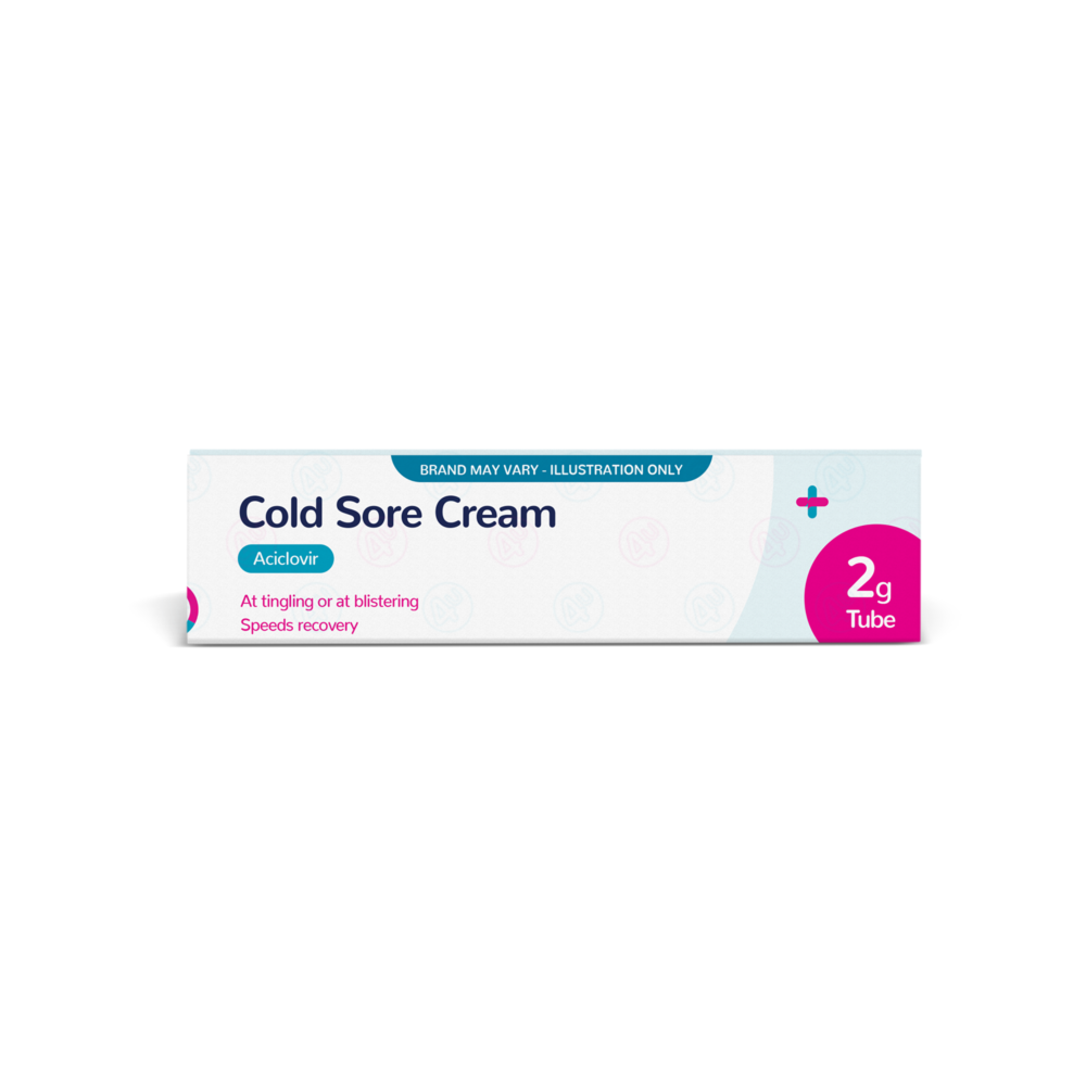 Aciclovir Cold Sore Cream 5% - 2g (Brand May Vary) - Image 1
