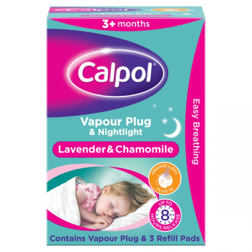 calpol_vapour_front.png Calpol Vapour Plug & Nightlight Lavender & Chamomile 3+ Months - Image 1