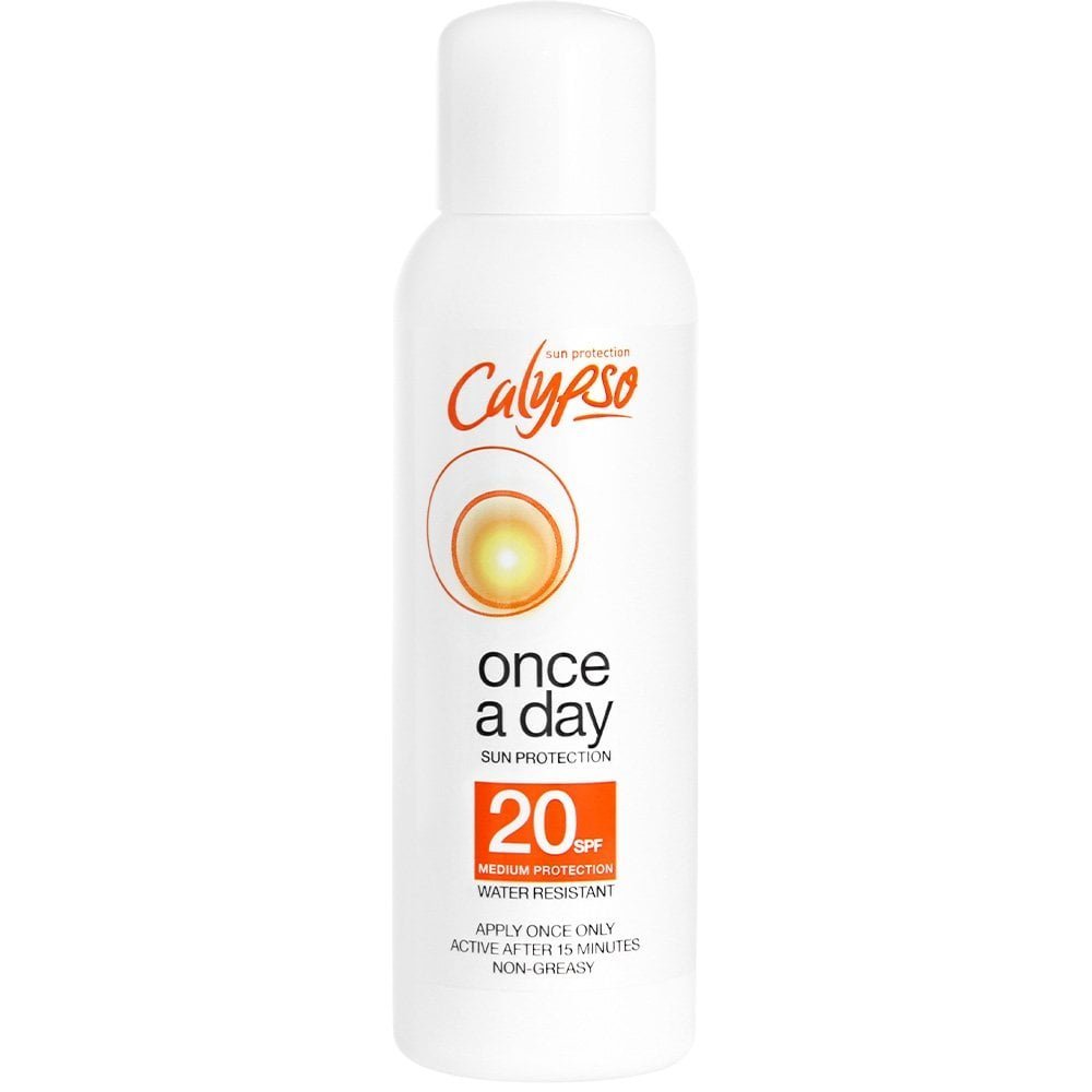 calypso_once_a_day_sun_protection_spf20_-_200ml_5_.jpg Calypso Once A Day Sun Protection SPF20 - 200ml - Image 1