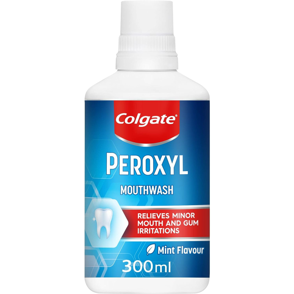 colgate_peroxyl.png Colgate Peroxyl Medicated Mouthwash - 300ml - Image 1