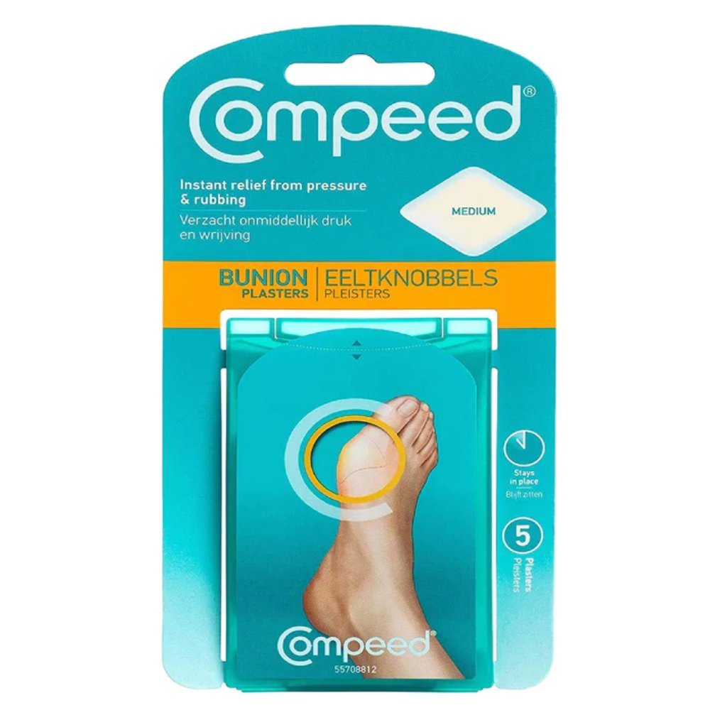 compeed_bunion_plasters_-_5_medium_plasters_1.jpg Compeed Bunion Medium - 5 Plasters - Image 1