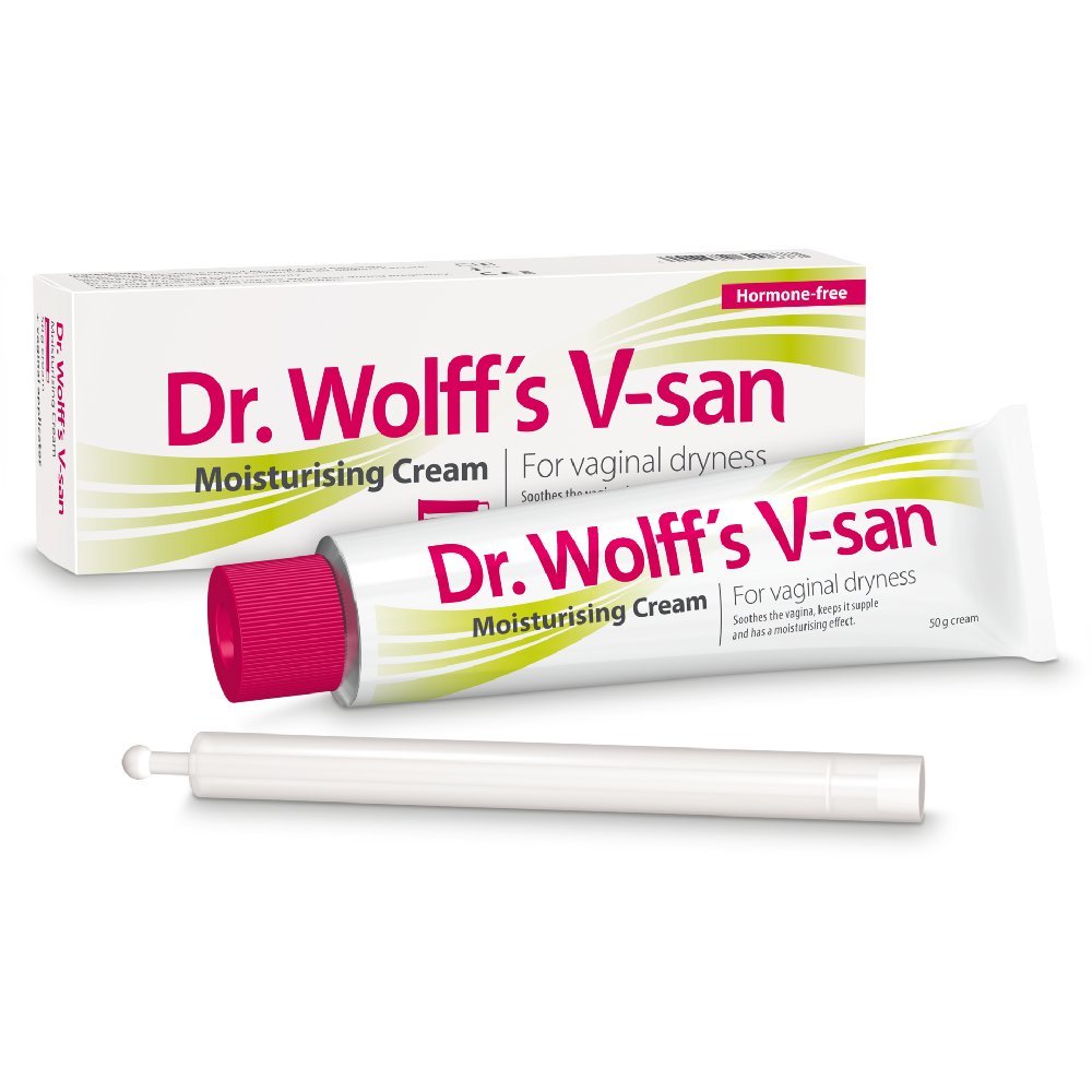 dr_wolff_s_v-san_moisturising_cream_for_vaginal_dryness_-_50g.jpg Dr Wolff's V-san Moisturising Cream For Vaginal Dryness - 50g - Image 1