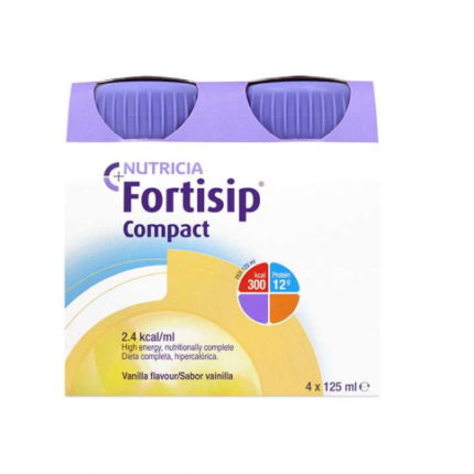 Nutricia Fortisip Compact Vanilla - 4 x 125ml