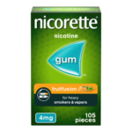 Nicorette 4mg Fruitfusion Gum – 105 Pieces