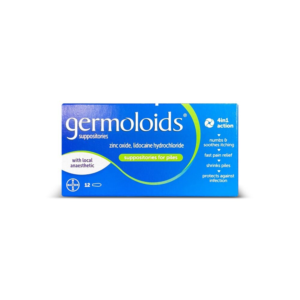 Germoloids - 12 Suppositories - Image 1