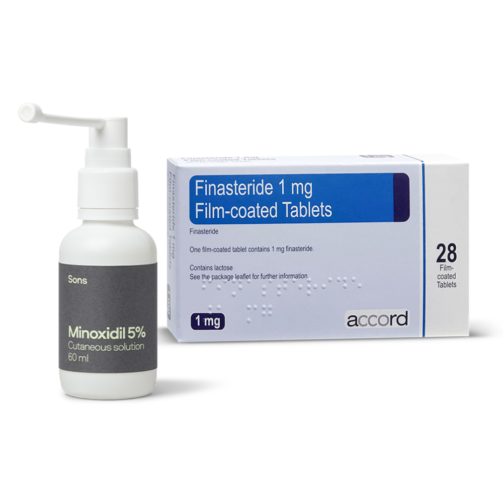 hairlossmain.png Hair Loss Bundle (Minoxidil 5% Spray & Finasteride 1mg Tablet) - Image 1