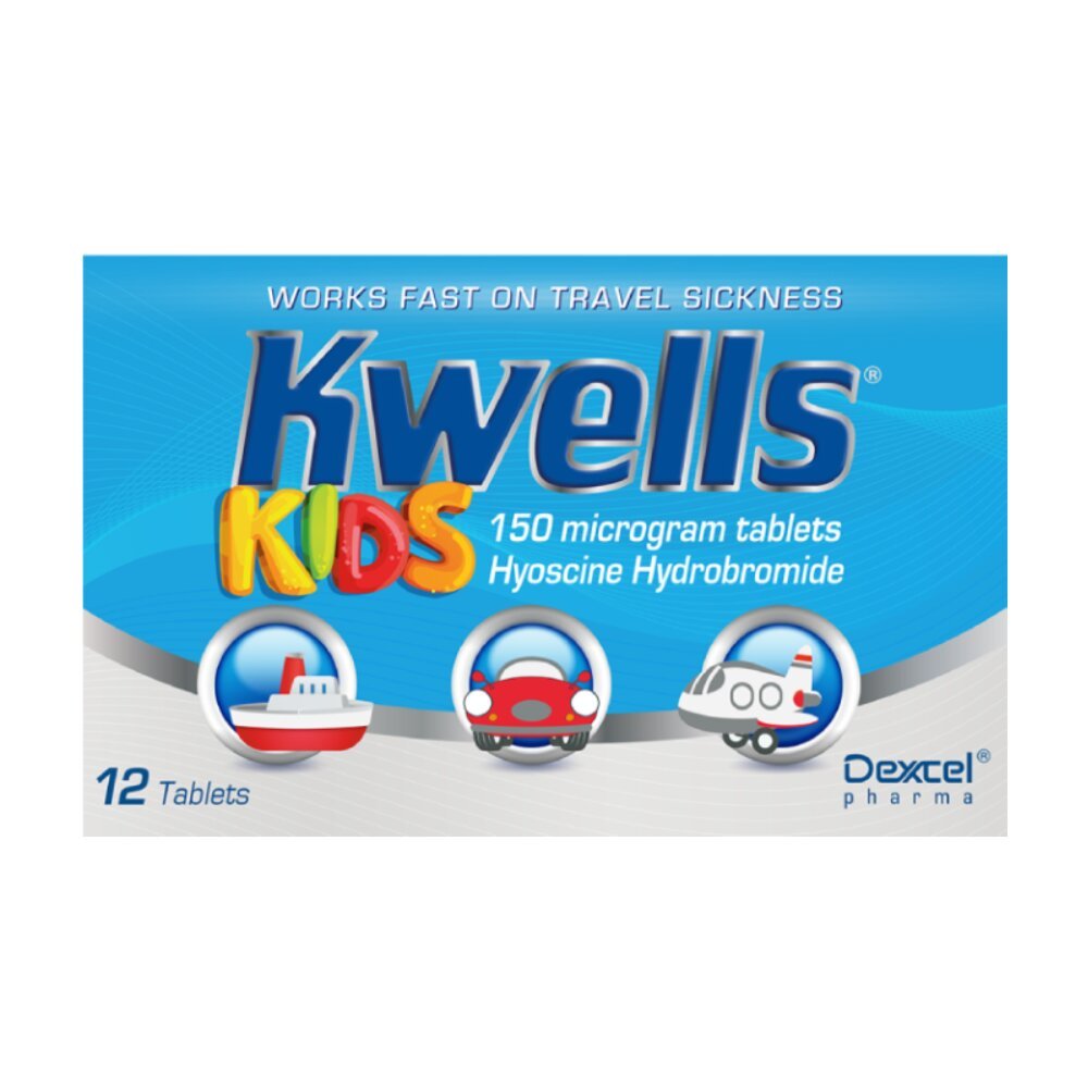 kwells_new_1.jpg Kwells Kids Travel Sickness - 12 Tablets - Image 1
