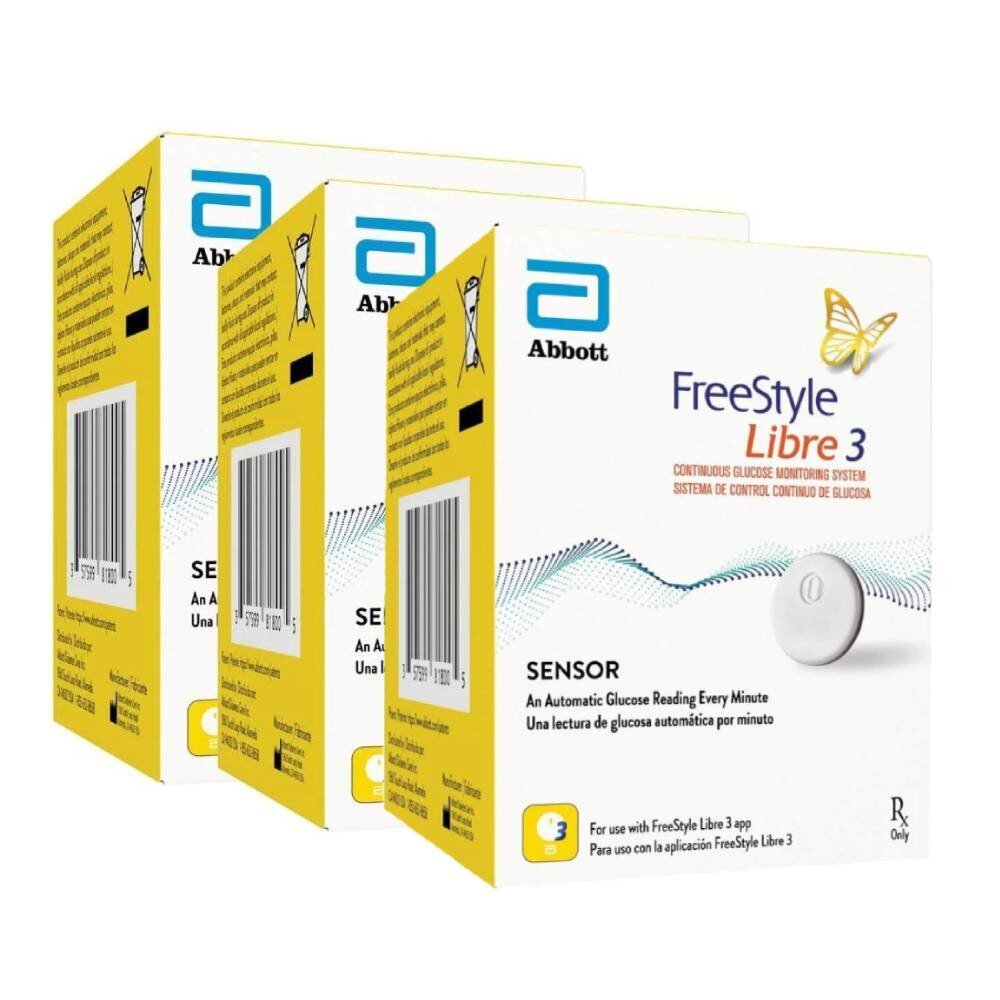 libre_3_3_pack.jpg FreeStyle Libre 3 Sensor – Pack of 3 - Image 1