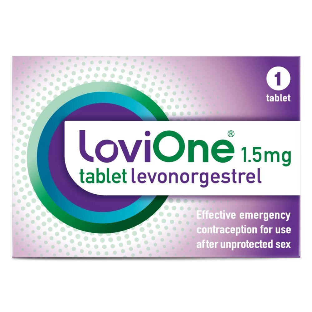 lovione_1.jpg LoviOne Emergency Contraception "The Morning After Pill" - 1.5mg Levonorgestrel Tablet - Image 1