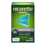 Nicorette Original 2mg Gum – 105 Pieces