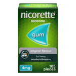 Nicorette Original Flavour 4mg Gum – 105 Pieces