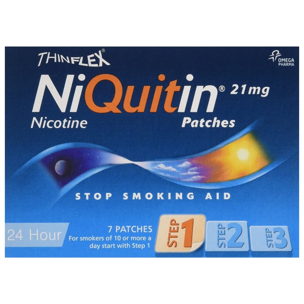 niquitin_hgsgfg.jpg NiQuitin Patch 21mg (Step 1) - 7 Patches - Image 1