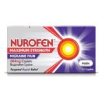 Nurofen Maximum Strength Migraine Pain 684mg Caplets - 12 Pack