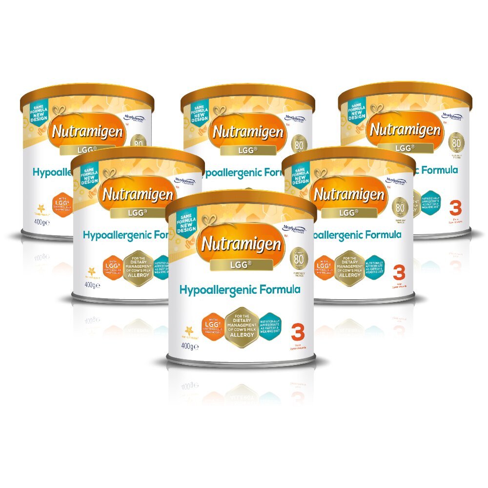 Nutramigen 3 With LGG Vanilla Flavour - 400g - 6 Pack - Image 1