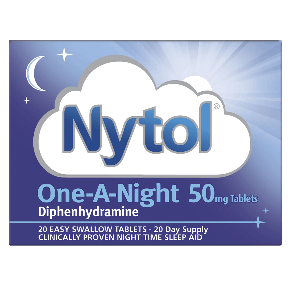 nytolmain-1.png Nytol One-A-Night 50mg - 20 Tablets - Image 1
