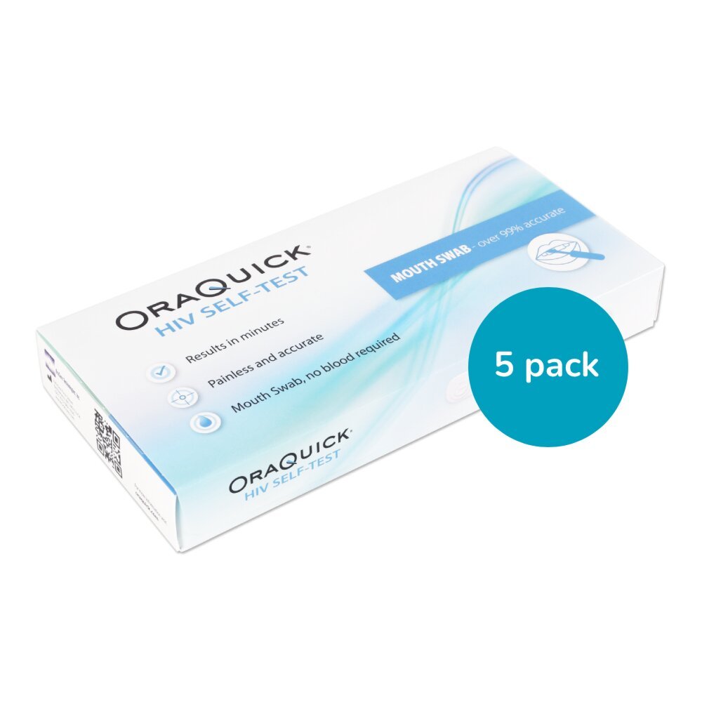 oraquick_5.jpg OraQuick HIV Self Test - 5 Pack - Image 1