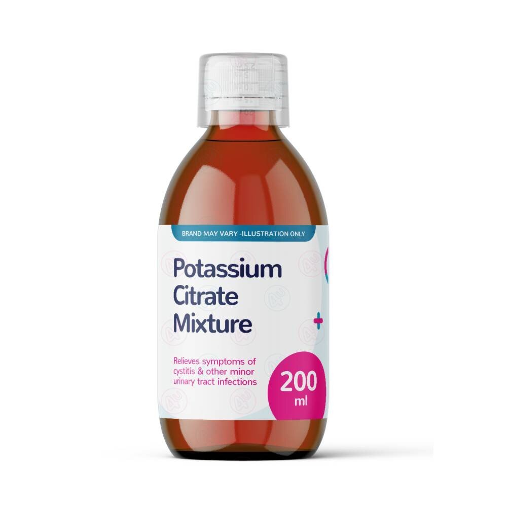 potassium_citrate_mixture_-_200ml_brand_may_vary_front.jpg Potassium Citrate Mixture - 200ml - Image 1