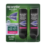 Nicorette QuickMist 1mg Cool Berry Mouthspray Duo Pack - 2 x 150 Sprays