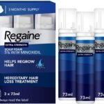 Regaine for Men Extra Strength Scalp Foam - 73ml - 3 Pack (3 Month Supply)