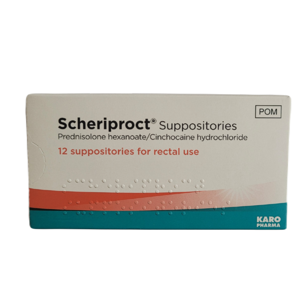 scheriproctsuppositories_1.png Scheriproct Suppositories (For Internal Haemorrhoids) - Image 1