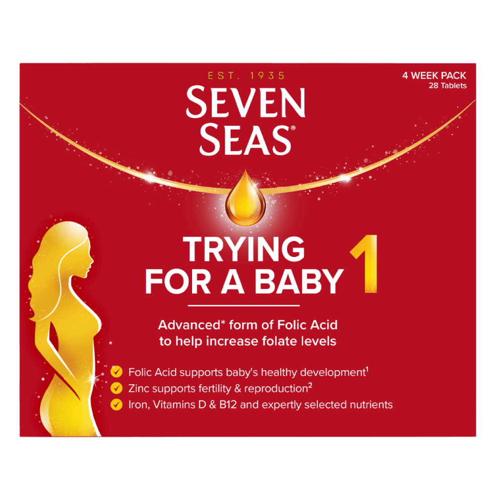 sevenseasmain.png Seven Seas Trying For A Baby Tablets - 28 Tablets - Image 1