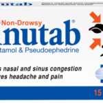 Sinutab Non-Drowsy Congestion Relief – 15 Tablets