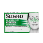 Sudafed Mucus Relief Triple Action Cold & Flu - 16 Tablets