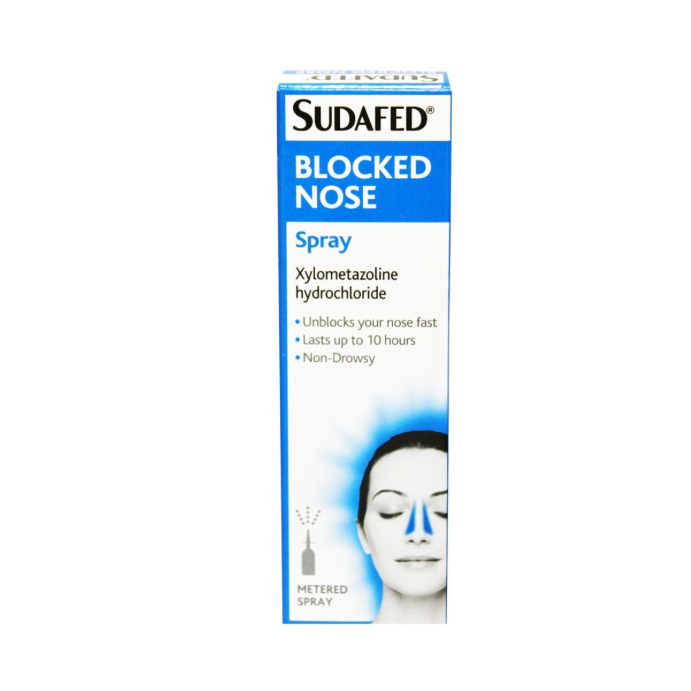 sudafednewblocked.png Sudafed Blocked Nose Nasal Spray – 15ml - Image 1
