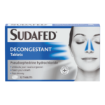 Sudafed Decongestant Non Drowsy – 12 Tablets